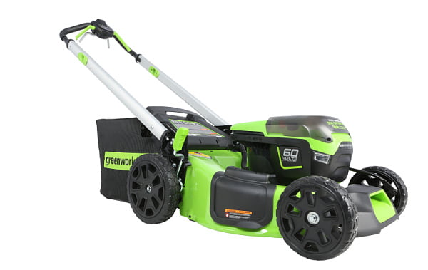 Аккумуляторная газонокосилка Greenworks GD60LM51SP 60В  (в комплекте АКБ 5А/ч x 2 + ЗУ на 2 слота)