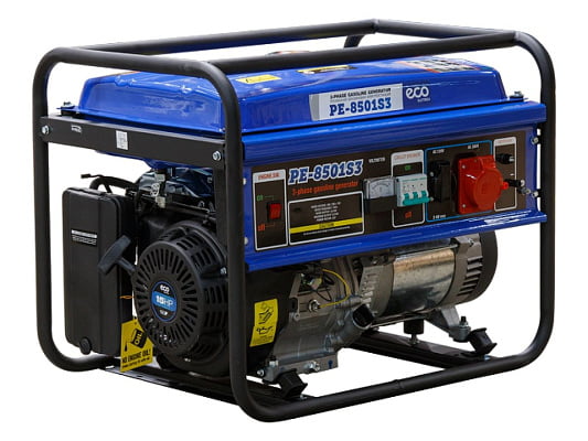 Бензогенератор ECO PE-8501S3
