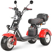 Электроскутер трицикл White Siberia IKRA 5000W Красный