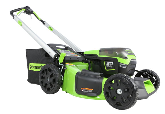 Аккумуляторная газонокосилка Greenworks GD60LM51SP 60В  (в комплекте АКБ 5А/ч x 2 + ЗУ на 2 слота)