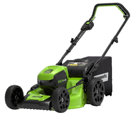 Аккумуляторная газонокосилка Greenworks GD60LM46HP 60В (в комплекте АКБ + ЗУ)