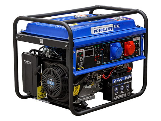 Бензогенератор ECO PE-9001E3FP 