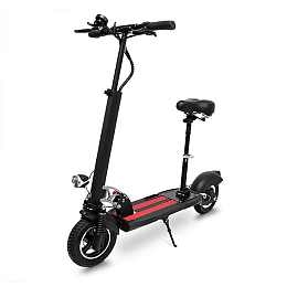 Электросамокат с сиденьем Kugoo M3 LUX Чёрный (Jilong)