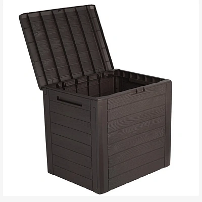 СУНДУК САДОВЫЙ WOODEBOX 140Л, КОРИЧНЕВЫЙ