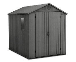 Хозблок пластиковый Darwin shed 6x8 indoor, графит (Израиль)