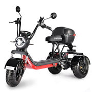 Электротрицикл White Siberia Trike Mini Чёрный Трицикл