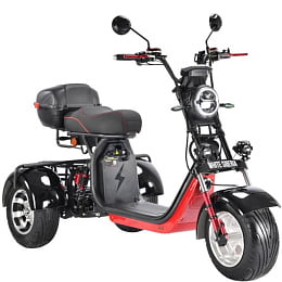Электроскутер трицикл White Siberia PRO TRIKE+ 3000w 42ah