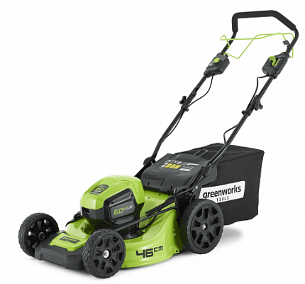 Аккумуляторная газонокосилка Greenworks GD60LM46SP 60В